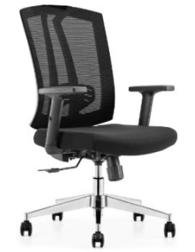 SANSAV CHAIR-05-LB EXECUTIVE LOW BACK CHAIR BLACK