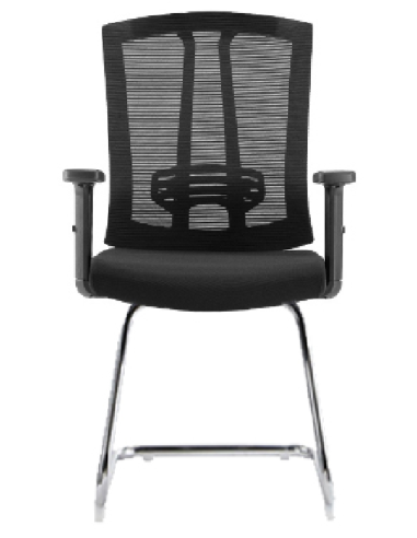 SANSAV CHAIR-06-VC EXECUTIVE VISITOR BACK CHAIR BLACK