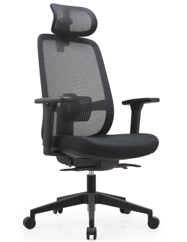 SANSAV CHAIR-07-HB EXECUTIVE HIGH BACK CHAIR BLACK