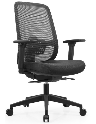 SANSAV CHAIR-08-LB MEDIUM EXECUTIVE  LOW BACK CHAIR BLACK