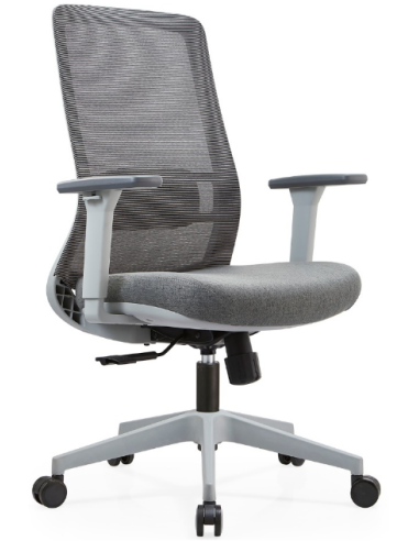 SANSAV CHAIR-11-LB EXECUTIVE LOW BACK CHAIR  GREY