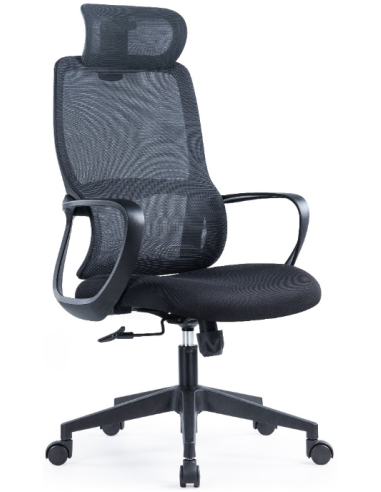 SANSAV CHAIR-015-HB EXECUTIVE HIGH BACK CHAIR BLACK