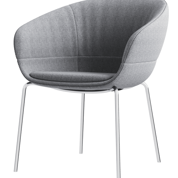 Modern Stylish Grey Chair for Home and Office