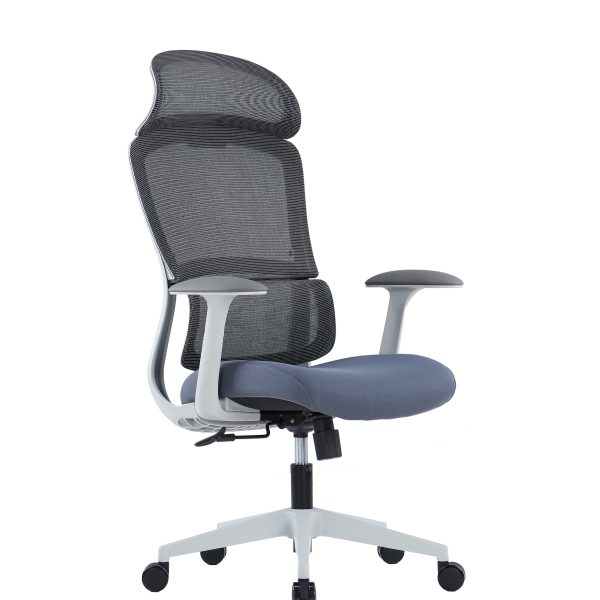 Headrest: Fixed mesh headrest