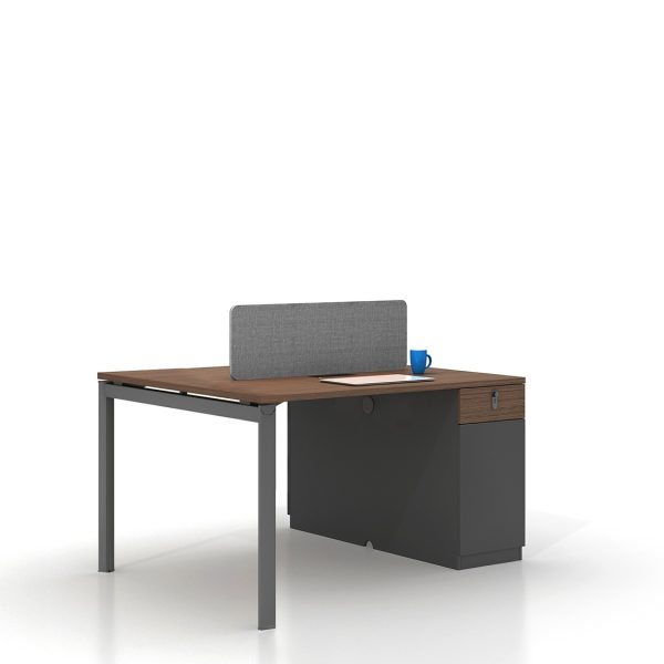 2 Person Workstation Size 120x120cm