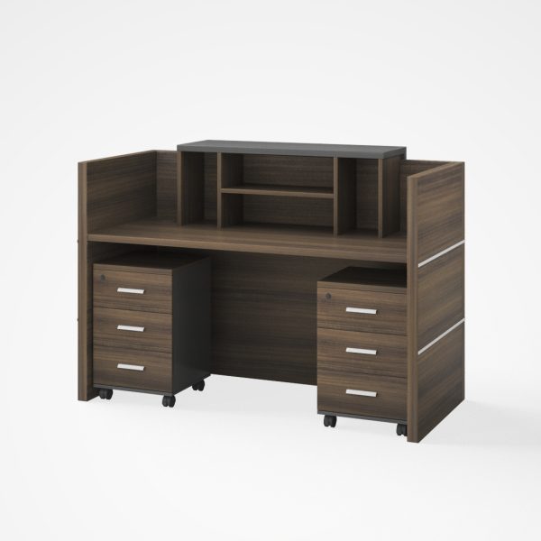 Reception Table - with Pedestal Drawer 1 PCs Size 140x60x105cm