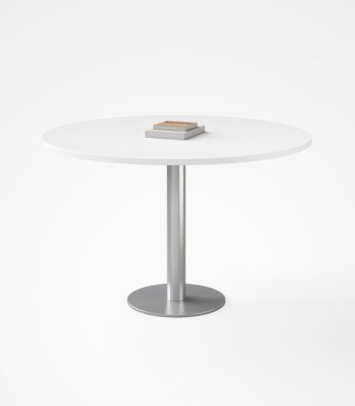 Modern White Round Table for Stylish Living Spaces