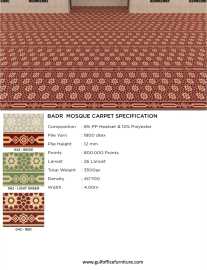 Badr Mosque Carpet