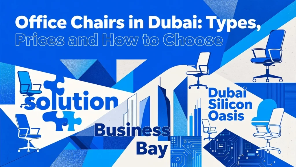 Professional header image for list-based article: Office Chairs in Dubai: Types, Prices and How to Choose