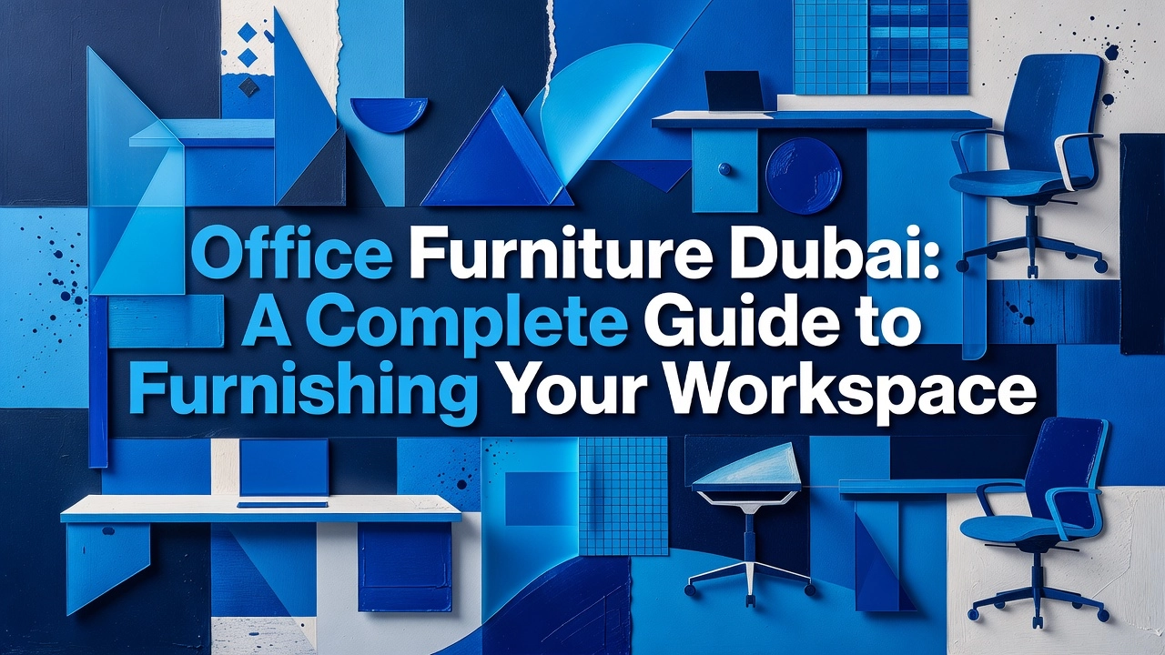 Professional header image for list-based article: Office Furniture Dubai: A Complete Guide to Furnishing Yo...
