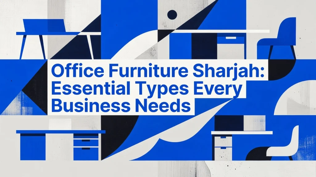 Professional header image for list-based article: Office Furniture Sharjah: Essential Types Every Business ...