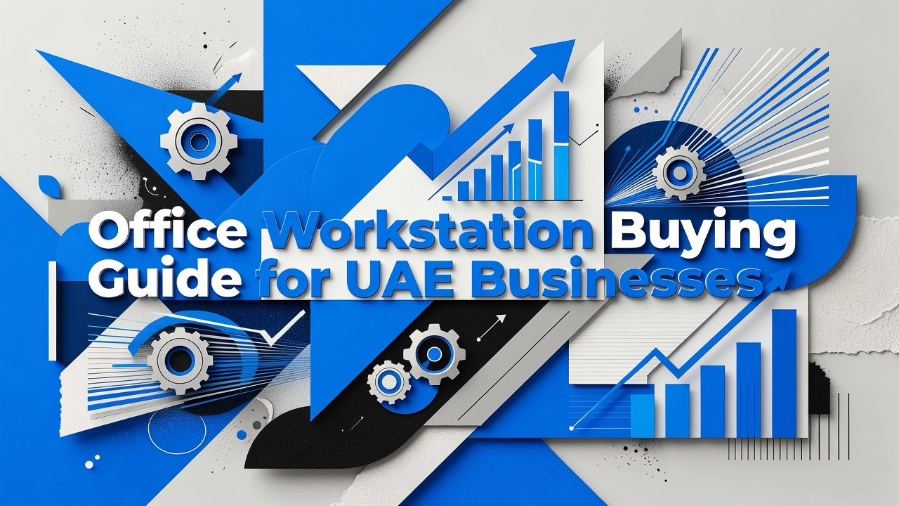 Professional header image for list-based article: Office Workstation Buying Guide for UAE Businesses