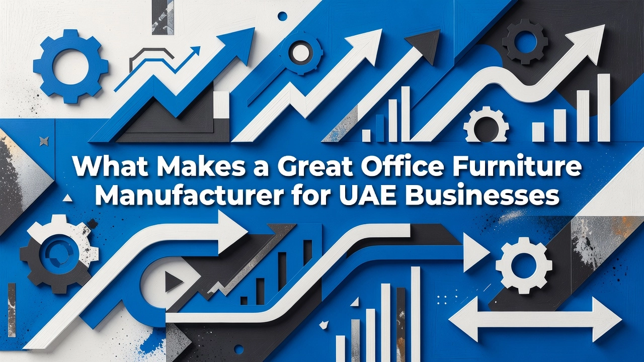 Professional header image for industry analysis: What Makes a Great Office Furniture Manufacturer for UAE ...