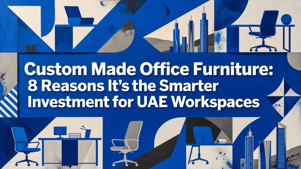 Professional header image for list-based article: Custom Made Office Furniture: 8 Reasons It's the Smarter ...