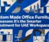 Professional header image for list-based article: Custom Made Office Furniture: 8 Reasons It's the Smarter ...