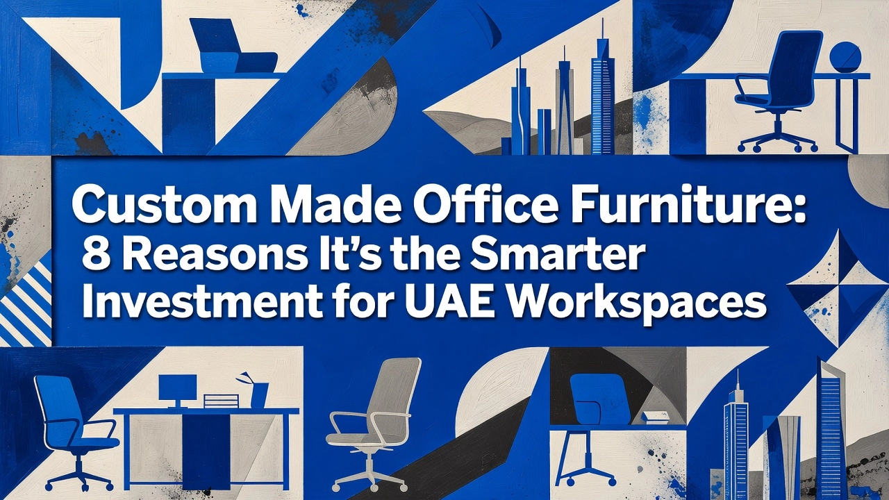 Professional header image for list-based article: Custom Made Office Furniture: 8 Reasons It's the Smarter ...